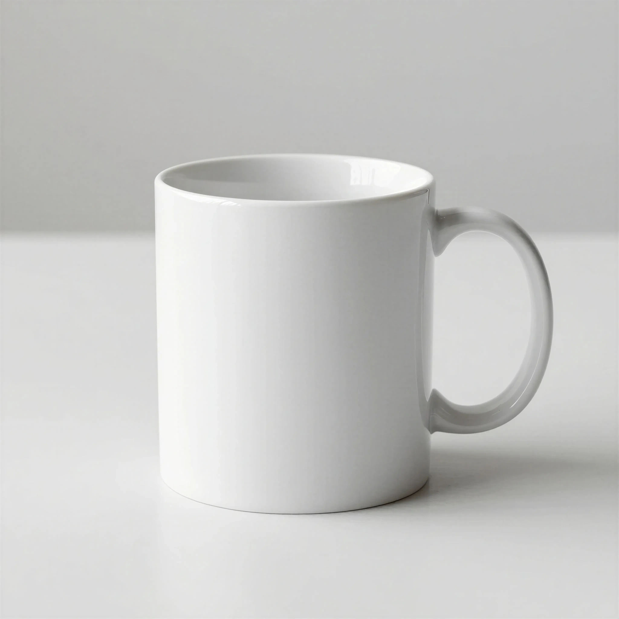 White Mug Mockup - Elegant Drinkware Design