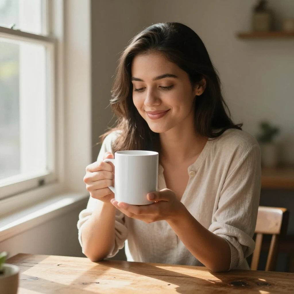 Mug Mockup - Lifestyle Coffee Scene