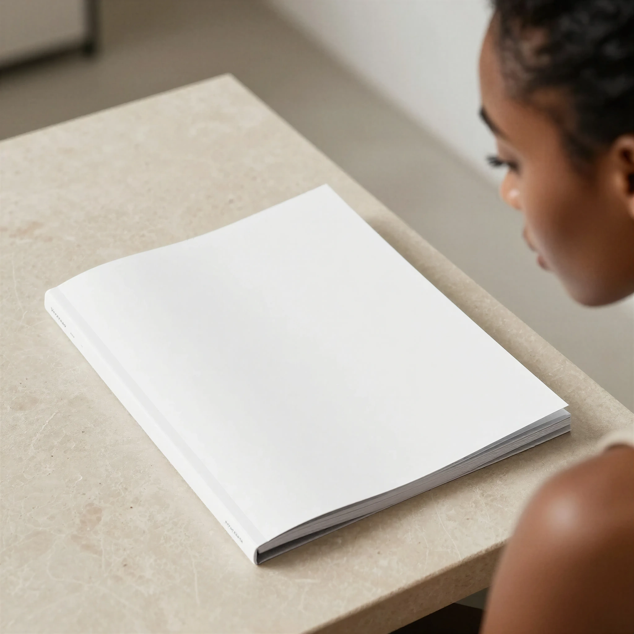 Blank Book Mockup - Elegant Studio Lifestyle